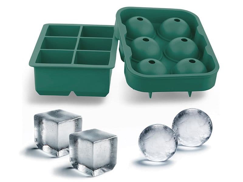 Cubetti di ghiaccio rotondi e quadrati per snack congelati per cani